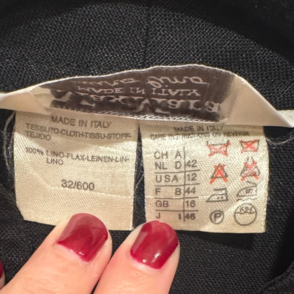 MaxMara Black Midi Dress with Button Detail - Picture 4 of 5